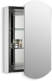 KOHLER K-3073-NA Archer Frameless 20 inch x 31 inch Aluminum Bathroom Medicine Cabinet; ; Recess or Surface Mount