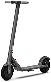 Segway Ninebot E22 Electric Kick Scooter, Upgraded Motor Power, 9-inch Dual Density Tires, Lightweight and Foldable, Dark Grey