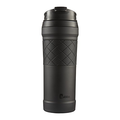 Bubba HERO Elite Vacuum-Insulated Stainless Steel Travel Mug with TasteGuard, 16 oz, Black