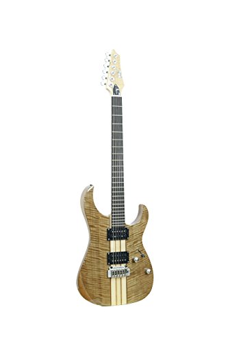 ivy ISSY-200NA Strat Solid-Body Electric Guitar, Natural