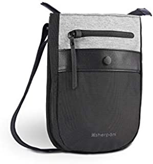 Sherpani Prima, Anti Theft Crossbody Bag, Travel Crossbody Purse, Small Shoulder Bag, Small Purse for Women, RFID Protection (Sterling)