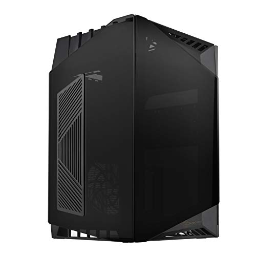 SilverStone Technology LD03B-AF Airflow Version Mini-ITX Case Four Side Tempered Glass Panels Pre-Installed 2 x 120mm Fans USB Type-C x 1 SST-LD03B-AF