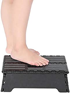 Zerone Step Stool, Mobility Step Stool Footstool Sturdy Enough to Support Adults and Safe Enough for Kids, Folding Ladder Storage Stool for Kitchen,Toilet,Camping, Travel ect