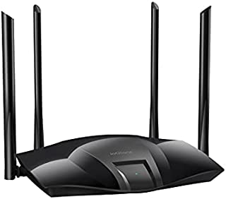 ioGiant WiFi 6 Router AX1800 Smart WiFi Router, 802.11ax Dual Band Gigabit Wireless Router for Home & Gaming, Connects Up to 40+ Devices, 1201Mbps 5GHz + 574Mbps 2.4GHz, Easy Setup, Parental Controls