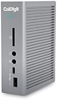 CalDigit TS3 Plus Thunderbolt 3 Dock - 87W Charging, 7X USB 3.1 Ports, USB-C Gen 2, DisplayPort, UHS-II SD Card Slot, Gigabit Ethernet for Mac & PC, Thunderbolt 4 Compatible (0.7m/2.3ft Cable)