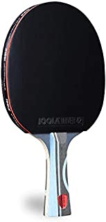 JOOLA Infinity Edge - Tournament Performance Ping Pong Paddle w/ Pro Carbon Technology - Black Rubber on Both Sides - Competition Ready - Table Tennis Racket for Advanced Training - Designed for Speed