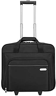 Targus Metro Rolling Laptop Case Bag for Business Commuter with Durable Water Resistant, Expandable Compartments, Trolley Strap, Padded Protection fits up to 16-Inch Notebook Screen, Black (TBR003US)