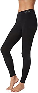 Boody Body EcoWear Womens Full Length Leggings Made from Natural Organic Bamboo Viscose  Soft Breathable Eco Fashion for Sensitive Skin - Black, Small