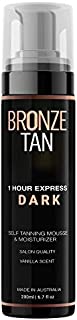 Bronze Tan Dark Self Tanner and Self Tanning Mousse For Fair to Medium Skin Tones Salon Quality Vanilla Scented Self Tanners Best Sellers (200 ml/ 6.7 oz)