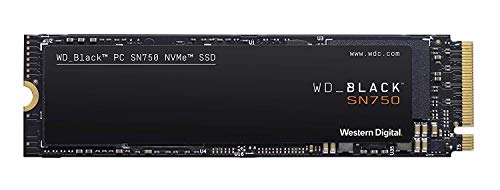 Western Digital 500GB WD_Black SN750  NVMe Internal Gaming SSD - Gen3 PCIe, M.2 2280, 3D NAND - WDS500G3X0C