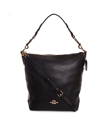 Coach Women's Leather Abby Duffle Shoulder Bag No Size (Im/Black)