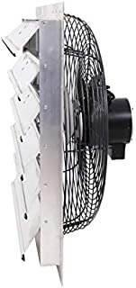 Fanpac S242 Wall-Mounted 2-Speed Shutter Exhaust Fan, 24