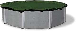 Blue Wave BWC804 Silver 12-Year 18-ft Round Above Ground Winter Pool Cover, FEET, Forest Green