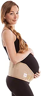 GABRIALLA Elastic Maternity Support Belt, Prevent Lower Back Pain & Stretch Marks, Soft/Lightweight/Breathable Pregnancy Belly Band, Best Belly Band for Running & Exercising Moms, MS-96 B XX-Large