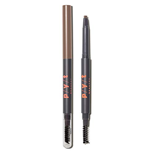 PYT Beauty Defining Brow Pencil, Blonde, For Light to Dark Blonde Hair, Hypoallergenic, Cruelty Free, 1 Count