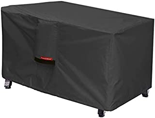 Porch Shield Patio Fire Pit Cover - Waterproof 600D Outdoor Rectangular Fire Table Cover Deck Box Protector - 48 x 28 inch