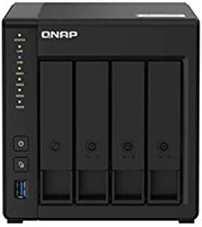 QNAP TS-451D2-4G 4 Bay 4K Hardware transcoding NAS with Intel Celeron J4025 CPU and HDMI Output