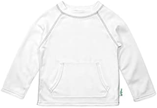i Play. Baby Breatheasy Sun Protection Shirt, White, 6-12 Months