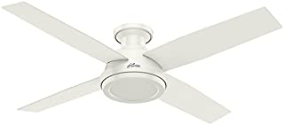 Hunter Fan Company 59248 Dempsey Indoor Low Profile Ceiling Fan with Remote Control, 52