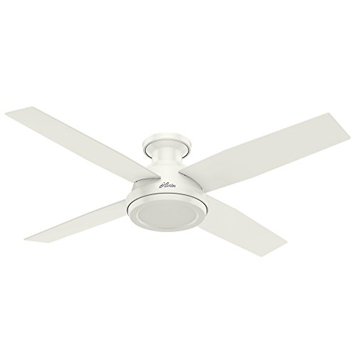 Hunter Fan Company 59248 Dempsey Indoor Low Profile Ceiling Fan with Remote Control, 52