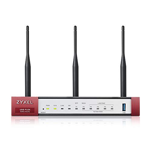 Zyxel USG Flex 100W (USG40 v2), UTM Firewall Hardware Only, Recommended up to 25 Users, WiFi [USGFLEX100W]