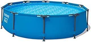 Bestway 56407 Steel Pro Above Ground, 10ft x 30in | Frame Pool Set w/Filter Pump, 10-Feet by 30-inch, Blue