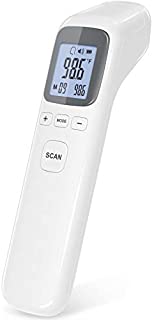 Thermometer for Fever, No-Touch Forehead Thermometer with Object Mode Function,Fever Alert and 32 Set Memory Recall,Digital Thermometer for Adults and Kids