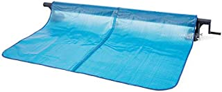 Intex Heavy Duty Aluminum Base Solar Above/Below Ground Pool Cover Reel (2 Pack)