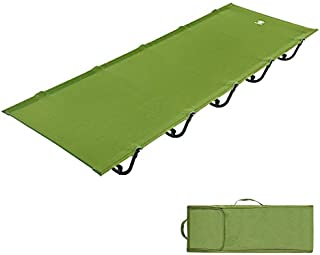 EVER ADVANCED Folding Camping Cot Portable Compact Tent Bed for Camping ,Fishing,Outdoor Travel, Support 250lbs