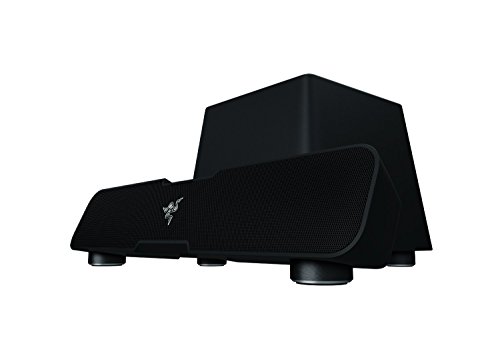 Razer Leviathan: Dolby 5.1 Suround Sound - Bluetooth aptX Technology - Dedicated Powerful Subwoofer for Deep Immersive Bass - PC Gaming and Music Sound Bar