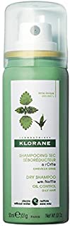 Klorane Dry Shampoo with Nettle for Oily Hair and Scalp, Regulates Oil Production, Paraben & Sulfate-Free, Travel Size, 1 oz.