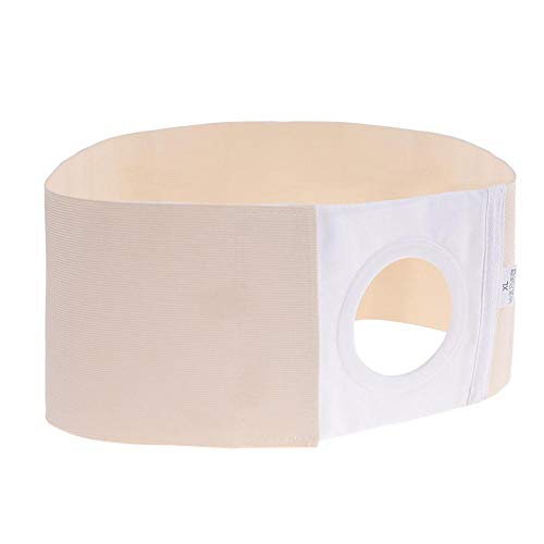 Ostomy Belt, 3 Sizes Ostomy Belt Unisex Ostomy Hernia Support Belt Abdominal Binder Brace Abdominal Binder Hernia Support for Women Men (M)