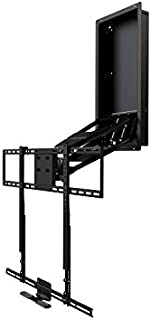 MantelMount MM750 Above Fireplace Pull Down TV Mount with 4 Premium Gas Pistons and Attached Recess Box for 1.6