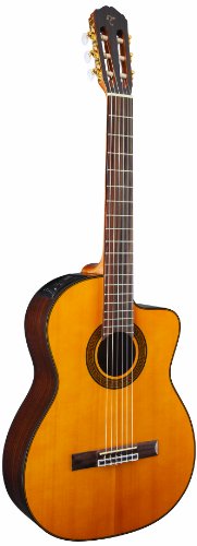 Takamine GC5CE-NAT Acoustic Electric Classical Cutaway Guitar,Natural