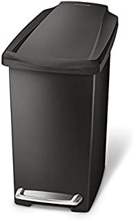 simplehuman 10 Liter / 2.6 Gallon Compact trash can, Black