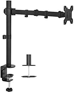 VIVO Single LCD Monitor Desk Mount Stand Fully Adjustable/Tilt/Articulating for 1 Screen 13