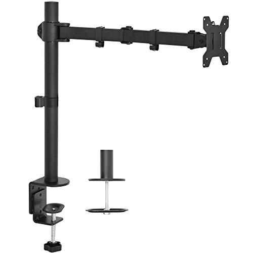 VIVO Single LCD Monitor Desk Mount Stand Fully Adjustable/Tilt/Articulating for 1 Screen 13