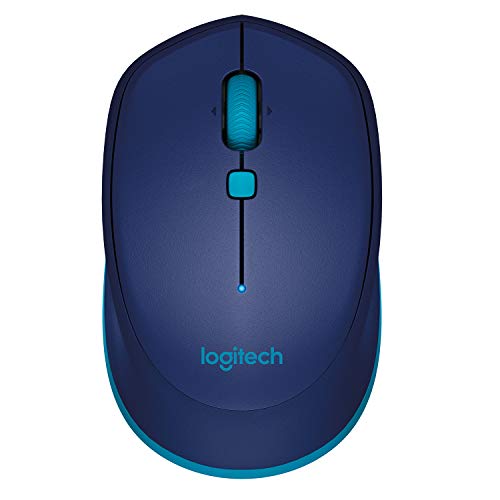 Logitech M535 Bluetooth Mouse  Compact Wireless Mouse with 10 Month Battery Life works with any Bluetooth Enabled Computer, Laptop or Tablet running Windows, Mac OS, Chrome or Android, Blue