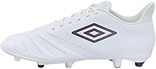 Umbro unisex adult Ux Accuro 3 Premier Fg Soccer Shoe, White, 9.5 M US