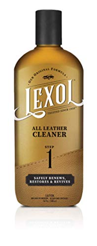 Lexol Leather Cleaner, pH-balanced for Use on Leather Apparel, Furniture, Auto Interiors, Shoes, Handbags and Accessories, 16.9 oz