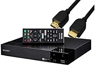 Sony S6700 4K-Upscaling Blu-ray DVD Player with Super Wi-Fi + Remote Control, Bundled with Tmvel High-Speed HDMI Cable with Ethernet + Free Tmvel Power Bank
