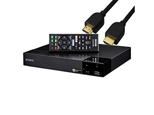 Sony S6700 4K-Upscaling Blu-ray DVD Player with Super Wi-Fi + Remote Control, Bundled with Tmvel High-Speed HDMI Cable with Ethernet + Free Tmvel Power Bank