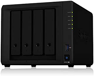 Synology 4 bay NAS DiskStation DS920+ (Diskless), 4-bay; 4GB DDR4