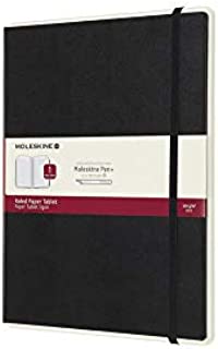 Moleskine Paper Tablet Hard Cover Smart Notebook, Ruled, Extra Large (7.5