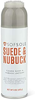 Sof Sole Suede and Nubuck Leather Shoe Cleaner, 9-Ounce