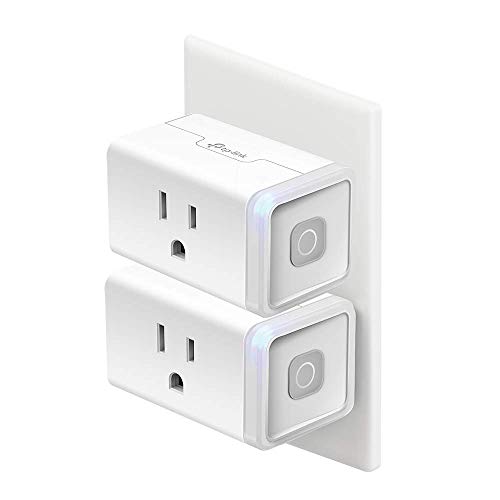 Kasa Smart Plug HS103P2, Wi-Fi Outlet works with Alexa, Echo and Google Home &IFTTT, No Hub Required, Remote Control, 15 Amp, UL Certified, 2-Pack