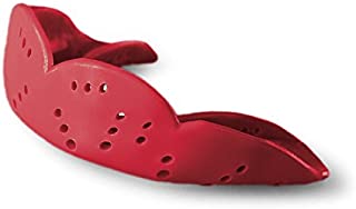 SISU Mouth Guards Aero 1.6mm Custom Fit Sports Mouthguard for Youth/Adults, Intense Red, Medium (S16-NG-IR-1)