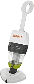 KUPPET Handheld Pool Vacuum - Rechargeable Pool Vacuum Cleaner, Cordless Pool Cleaner with Removable Brush Plate, IPX8 Waterproof Motor, Battery Powered, Ideal for Small Pools, Spas and Hot Tubs