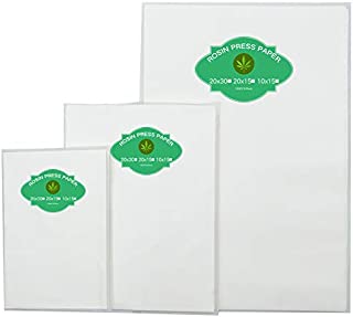 Pre-Cut Parchment Paper for Heating Press - Slick Silicone Coating on Double Sides-100 Sheet Pack (8