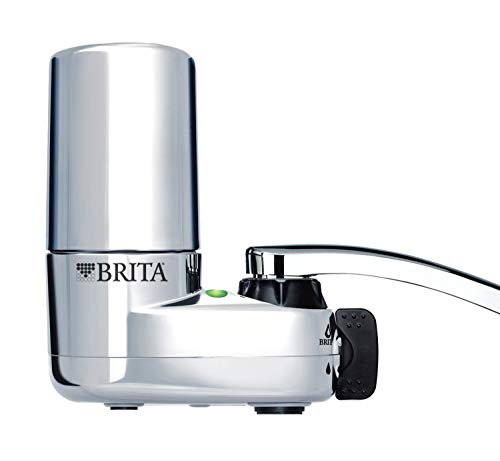 Brita Basic Faucet Water Filter System, Chrome, 1 Count - 35618